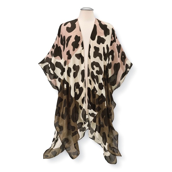Leopard Print Kimono - Picture 4 of 4